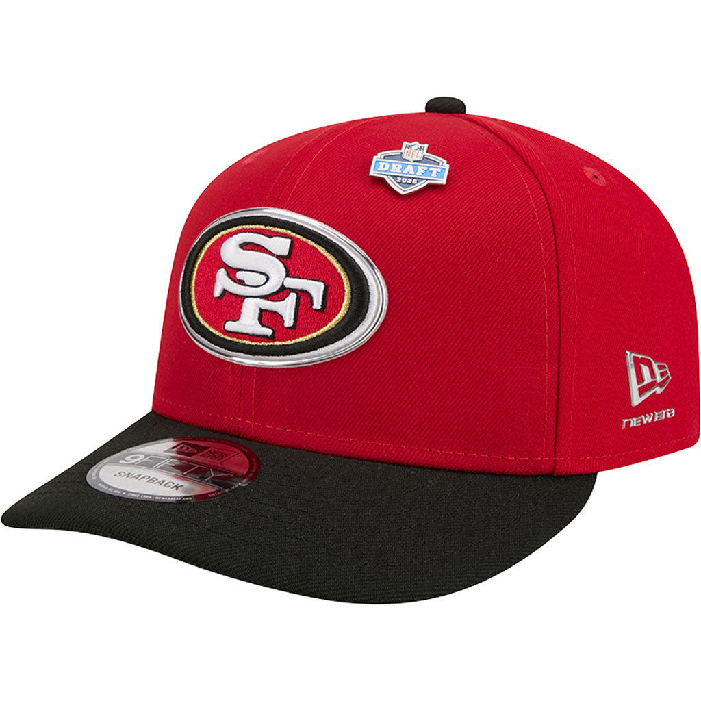 NFL San Francisco 49ers New Era 2026 Draft 9FIFTY Snapback Hat - Red