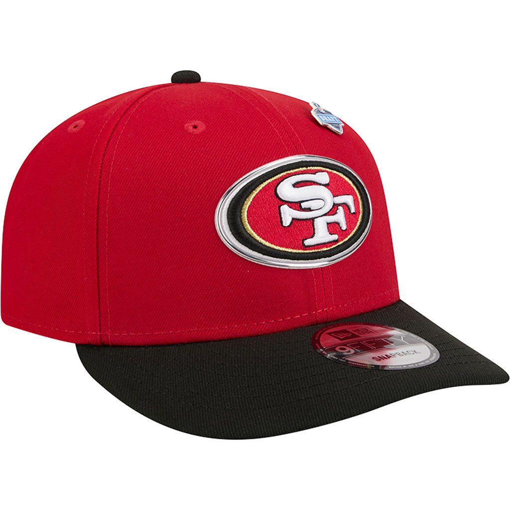 NFL San Francisco 49ers New Era 2026 Draft 9FIFTY Snapback Hat - Red
