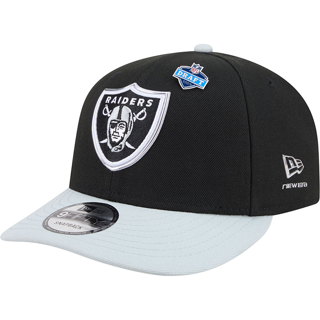 NFL Las Vegas Raiders New Era 2026 Draft 9FIFTY Snapback Hat - Black