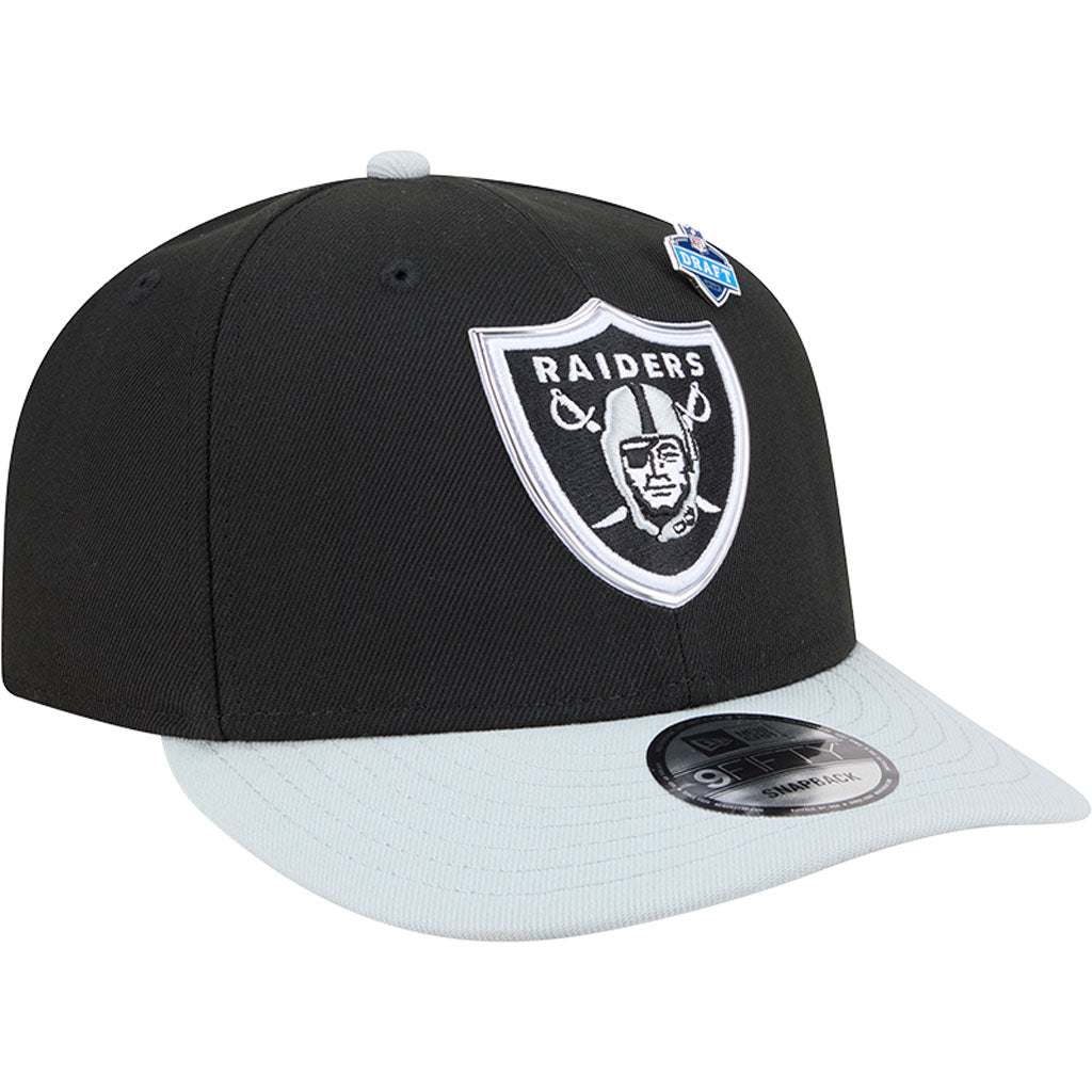 NFL Las Vegas Raiders New Era 2026 Draft 9FIFTY Snapback Hat - Black