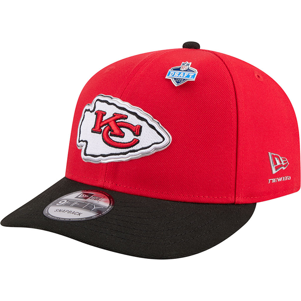 NFL Kansas City Chiefs New Era 2026 Draft 9FIFTY Snapback Hat - Red