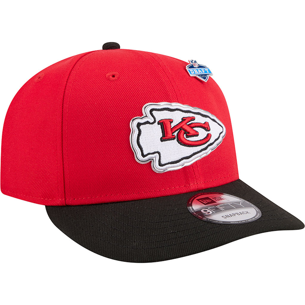 NFL Kansas City Chiefs New Era 2026 Draft 9FIFTY Snapback Hat - Red