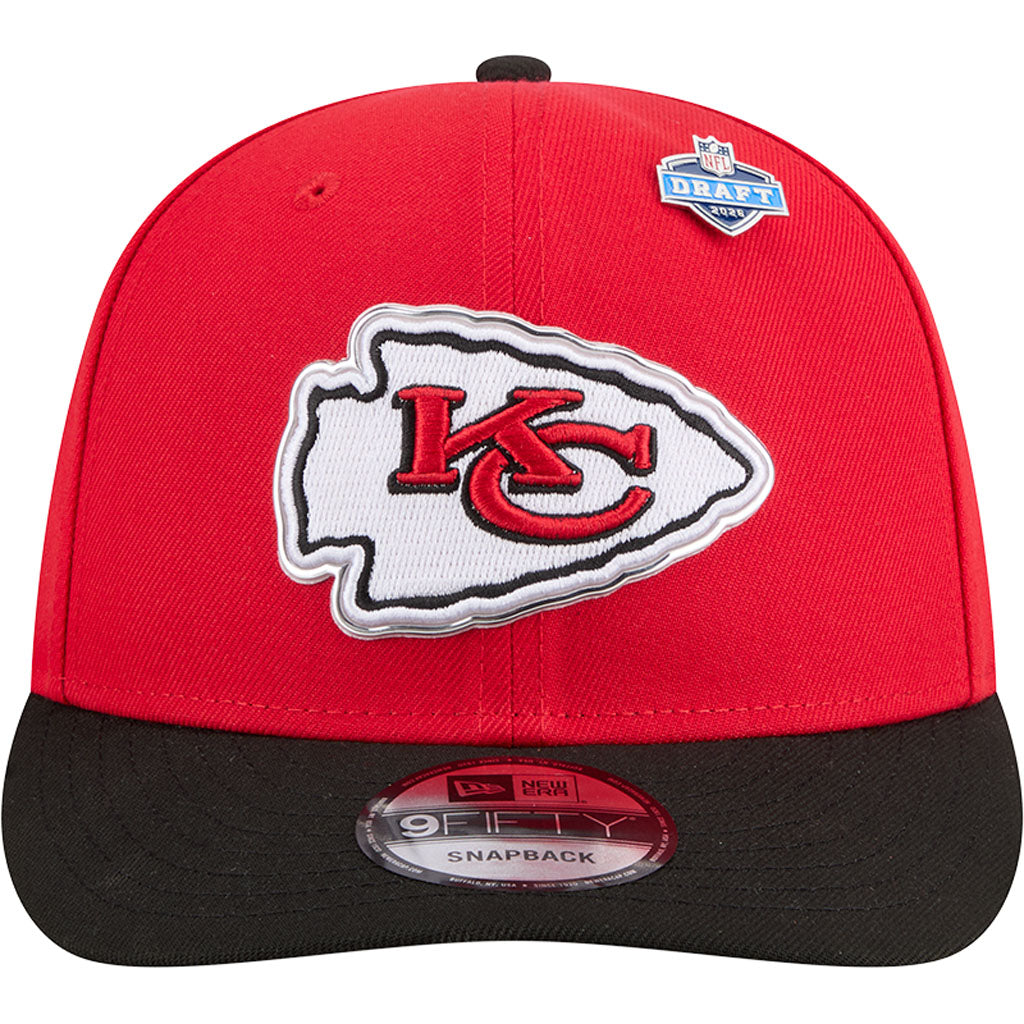 NFL Kansas City Chiefs New Era 2026 Draft 9FIFTY Snapback Hat - Red