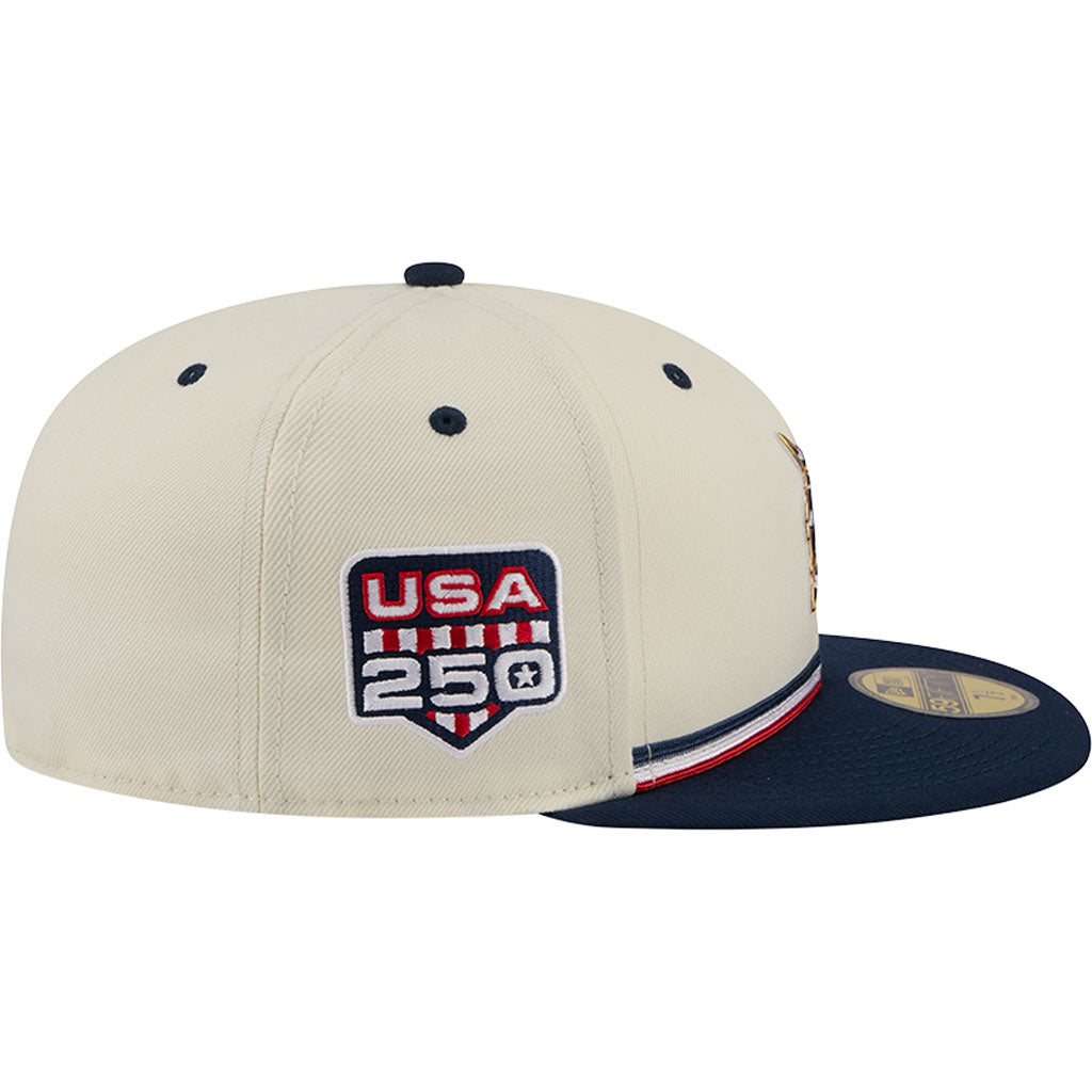 MLB Detroit Tigers New Era 2026 4th of July 59FIFTY Fitted Hat - Cream