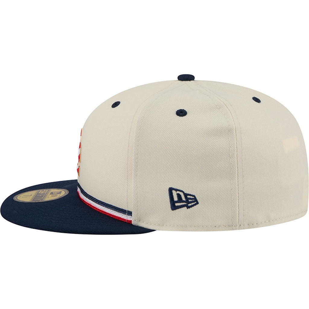 MLB Los Angeles Dodgers New Era 2026 4th of July 59FIFTY Fitted Hat - Cream