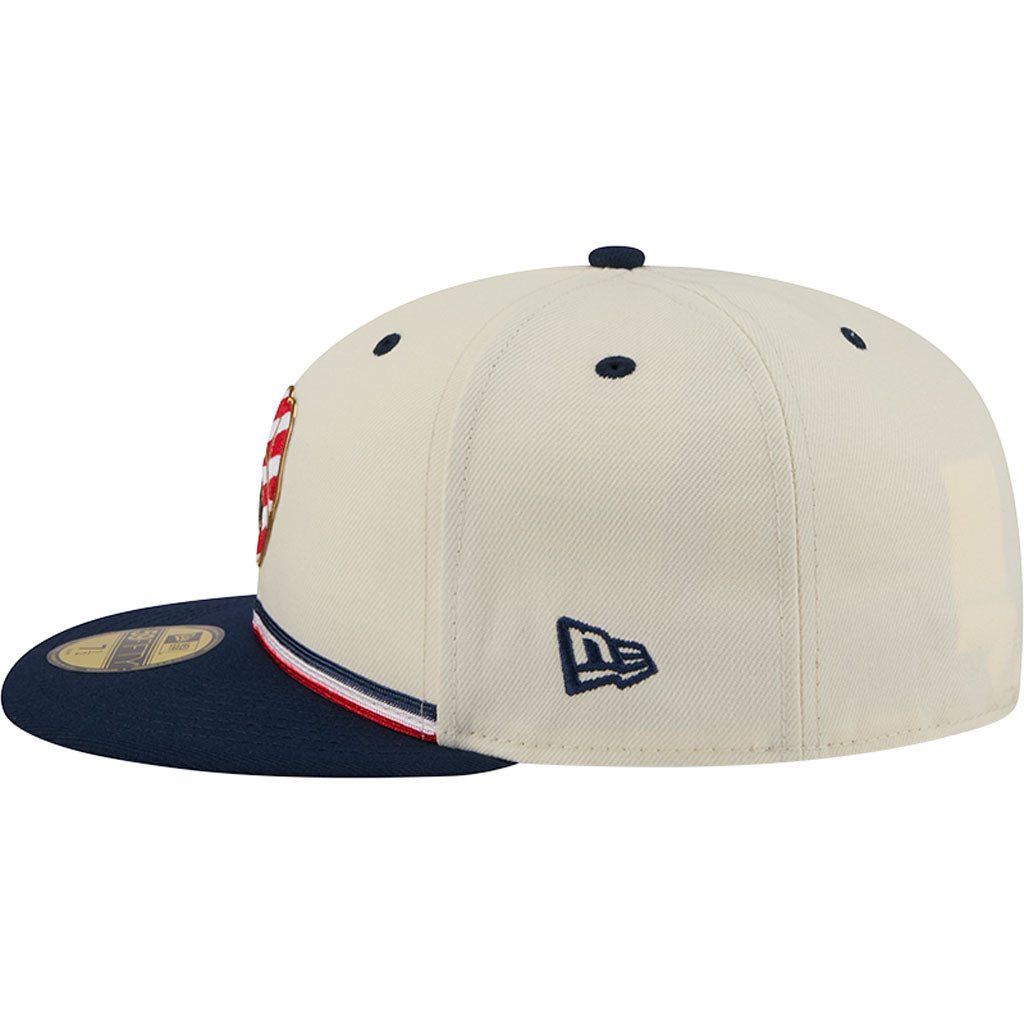 MLB Milwaukee Brewers New Era 2026 4th of July 59FIFTY Fitted Hat - Cream