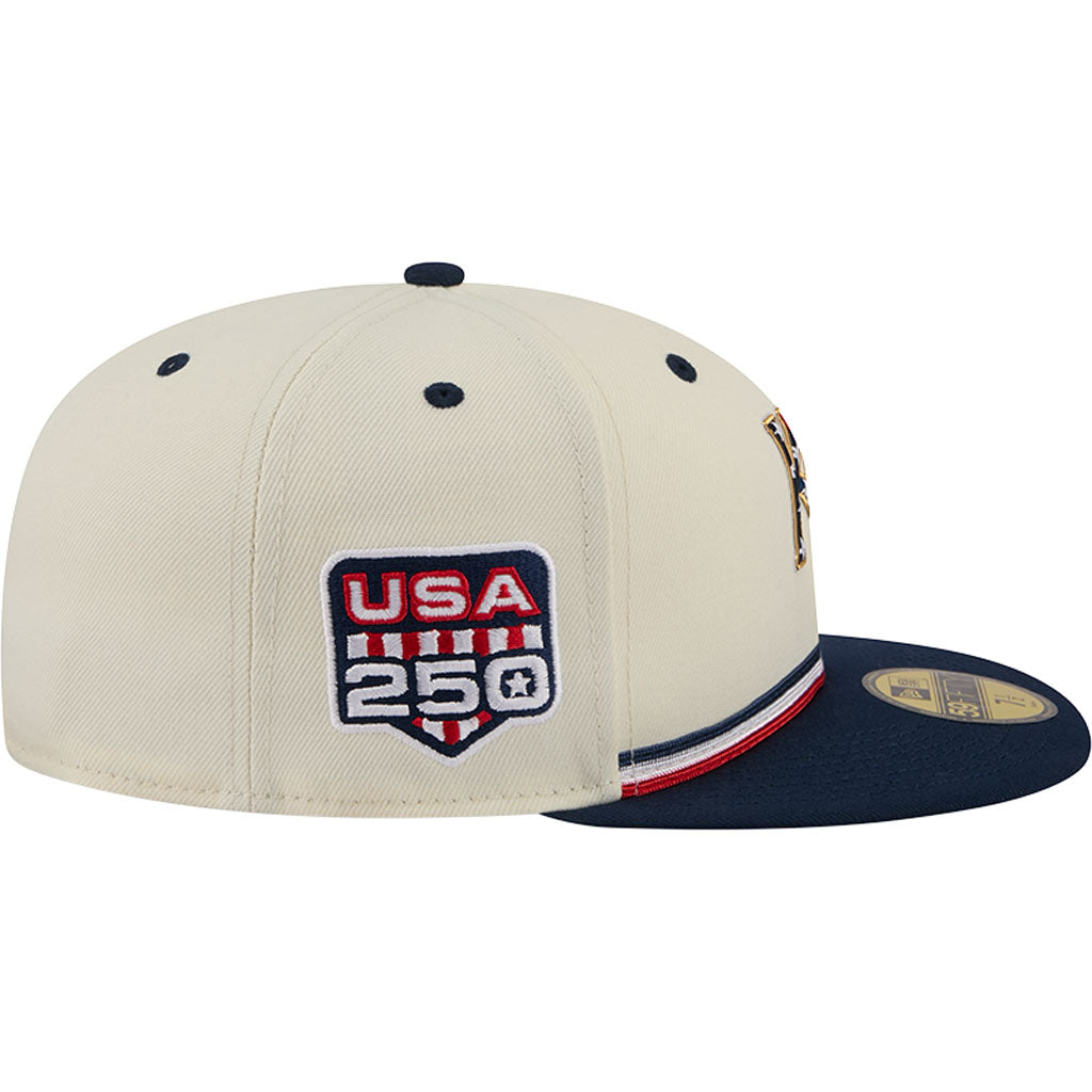 MLB Kansas City Royals New Era 2026 4th of July 59FIFTY Fitted Hat - Cream