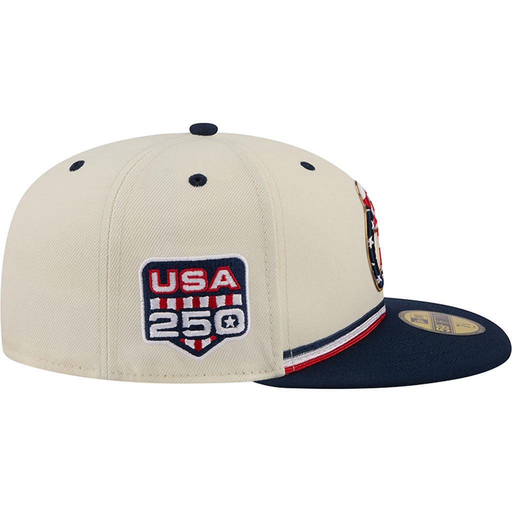 MLB Baltimore Orioles New Era 2026 4th of July 59FIFTY Fitted Hat - Cream