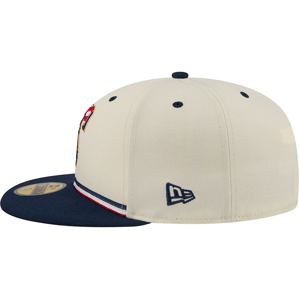 MLB Texas Rangers New Era 2026 4th of July 59FIFTY Fitted Hat - Cream