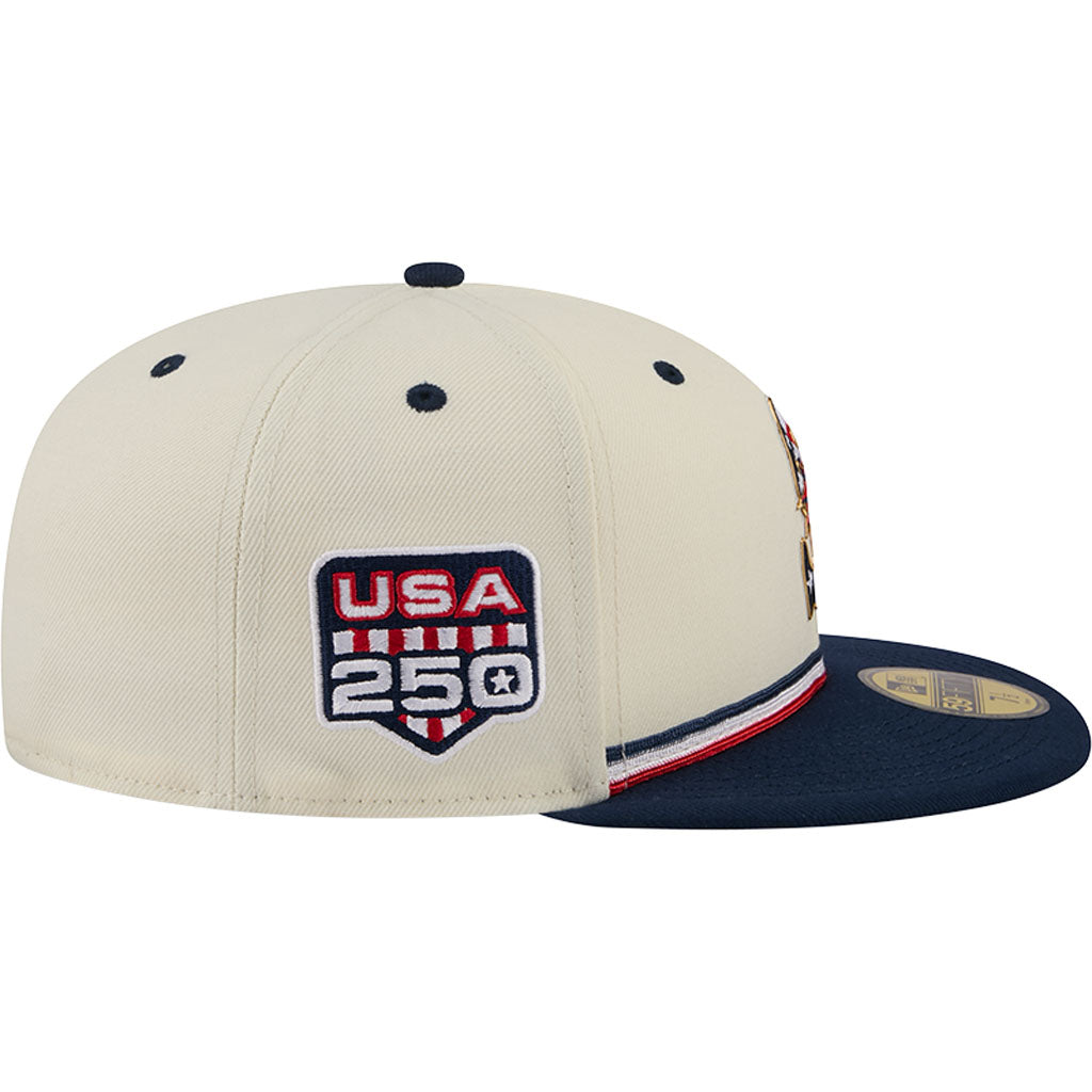 MLB Seattle Mariners New Era 2026 4th of July 59FIFTY Fitted Hat - Cream