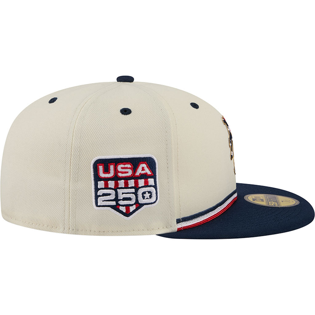 MLB New York Mets New Era 2026 4th of July 59FIFTY Fitted Hat - Cream