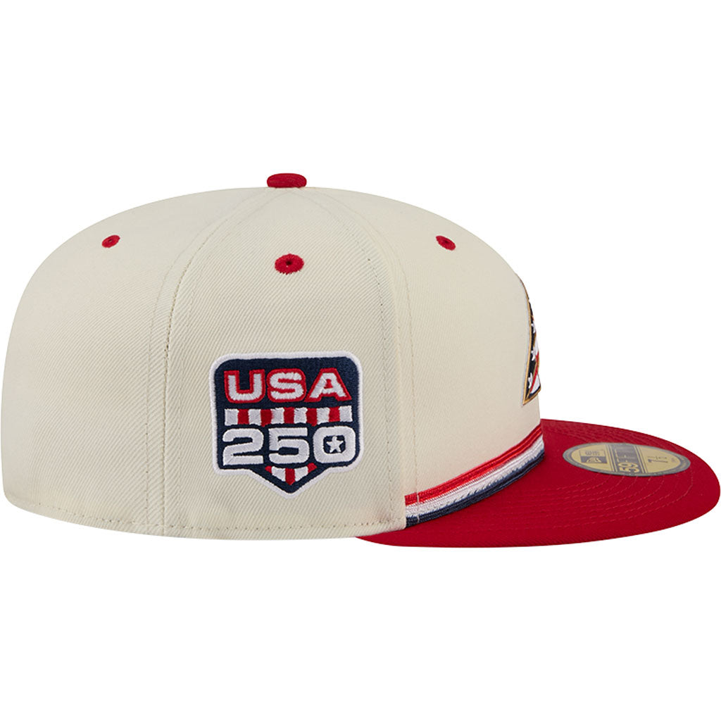 MLB Arizona Diamondbacks New Era 2026 4th of July 59FIFTY Fitted Hat - Cream