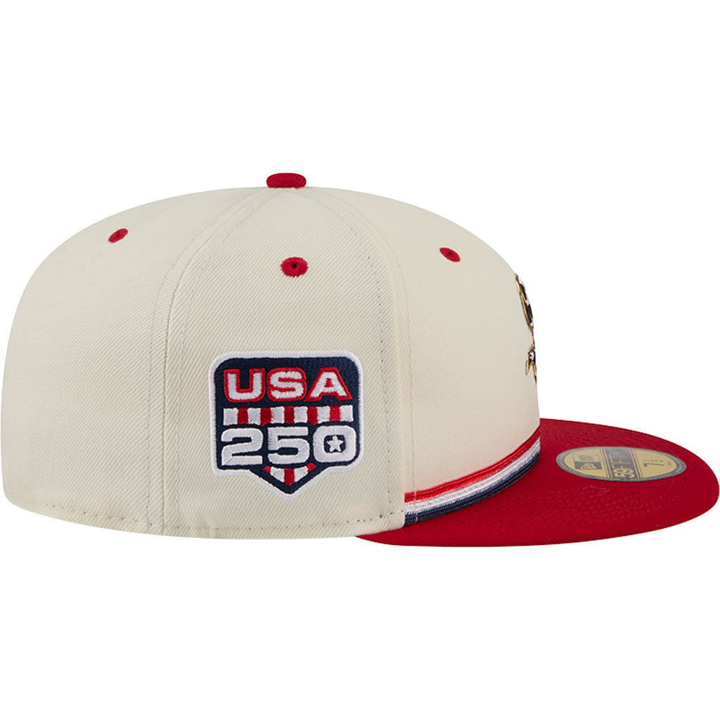 MLB Chicago White Sox New Era 2026 4th of July 59FIFTY Fitted Hat - Cream