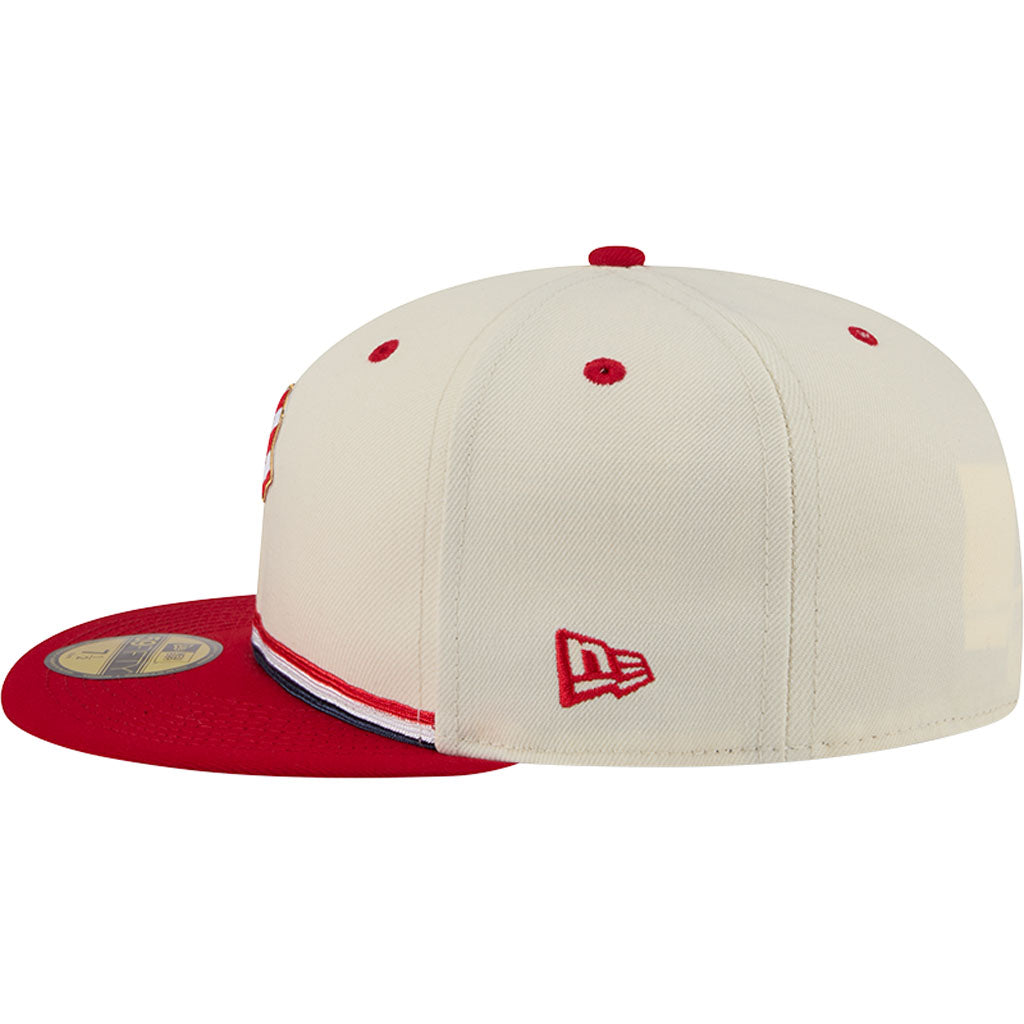 MLB Pittsburgh Pirates New Era 2026 4th of July 59FIFTY Fitted Hat - Cream