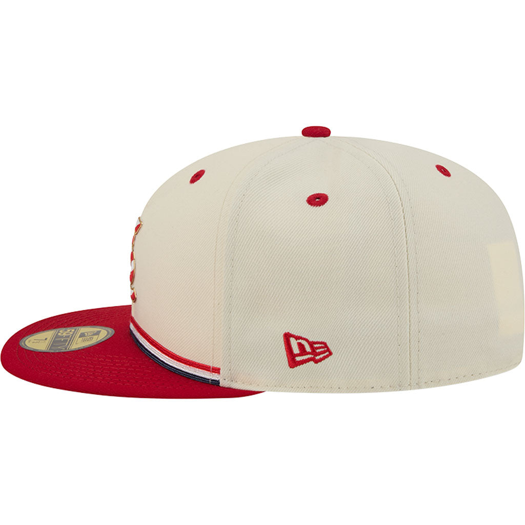 MLB St. Louis Cardinals New Era 2026 4th of July 59FIFTY Fitted Hat - Cream
