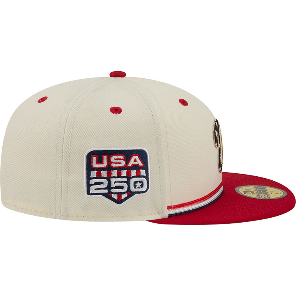 MLB Washington Nationals New Era 2026 4th of July 59FIFTY Fitted Hat - Cream