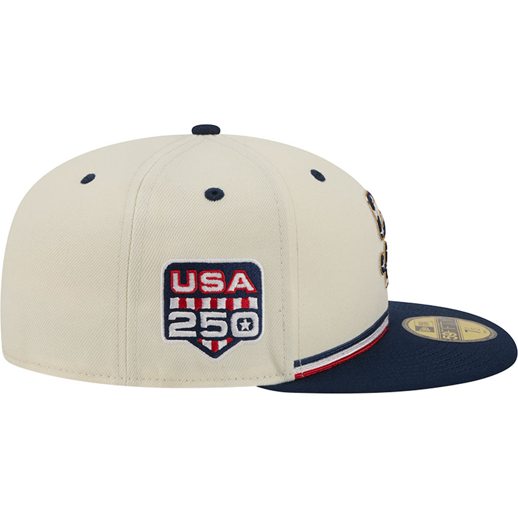 MLB San Diego Padres New Era 2026 4th of July 59FIFTY Fitted Hat - Cream