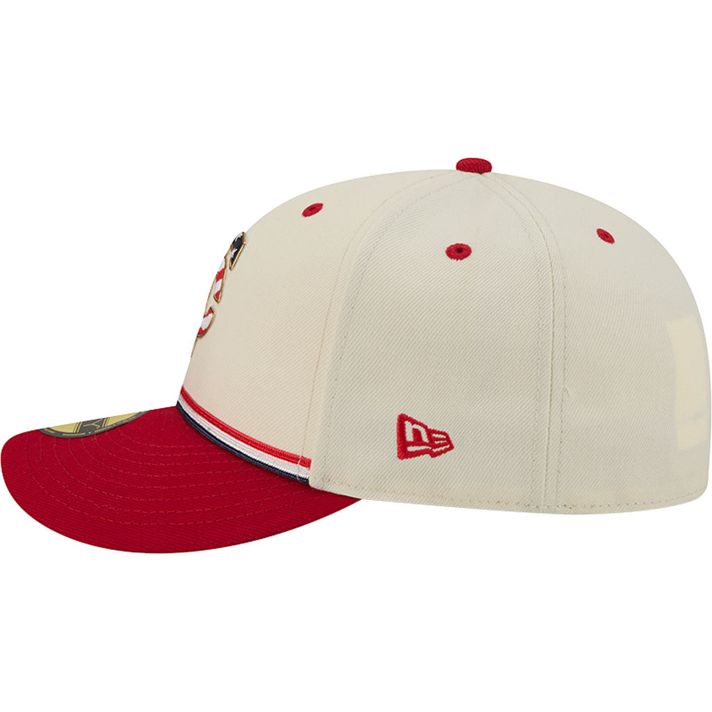 MLB Minnesota Twins New Era 2026 4th of July 59FIFTY Fitted Hat - Cream