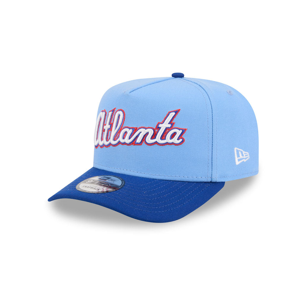 MLB Atlanta Braves New Era 2026 Fan-Pack City Connect 9FIFTY A-Frame Snapback Hat - Blue