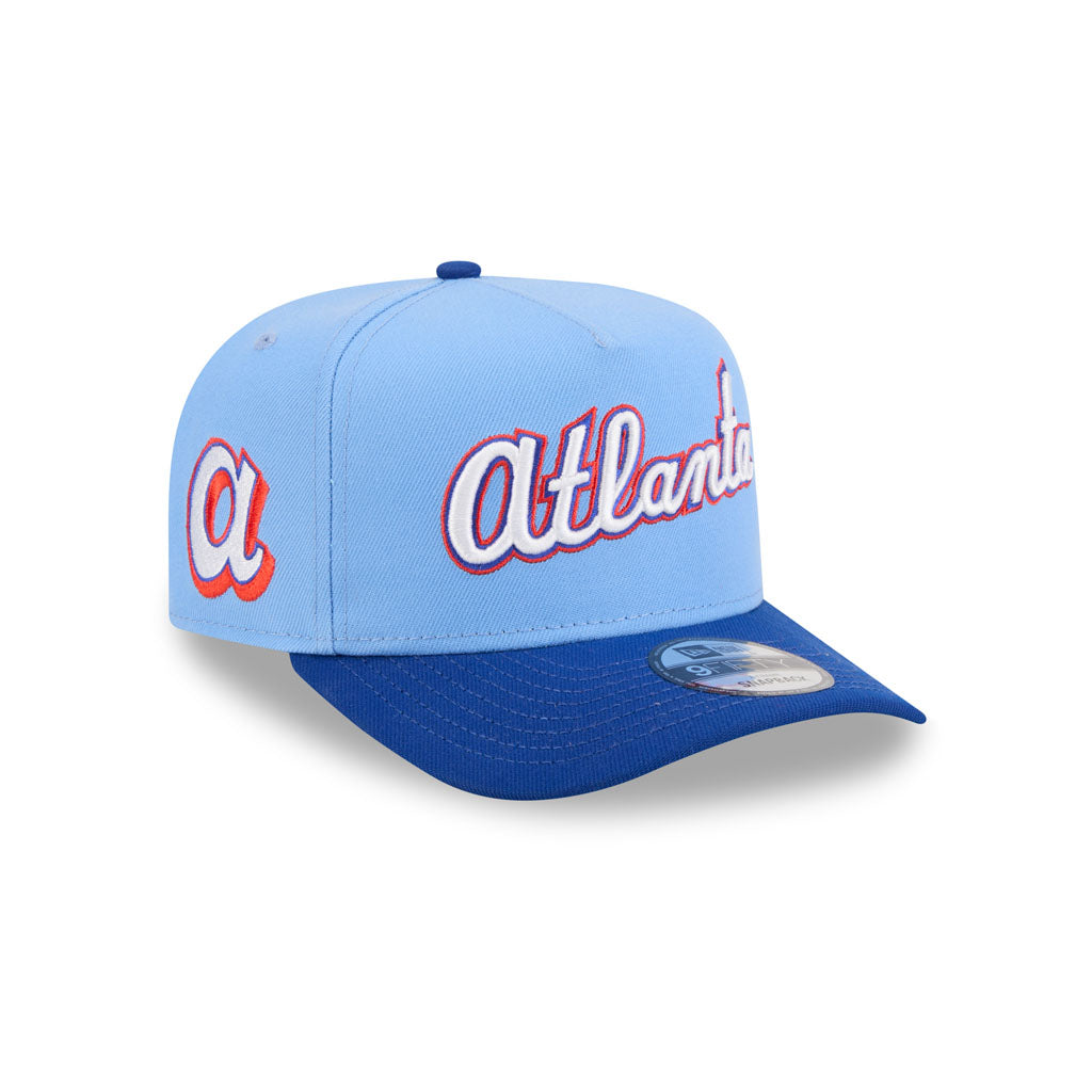 MLB Atlanta Braves New Era 2026 Fan-Pack City Connect 9FIFTY A-Frame Snapback Hat - Blue