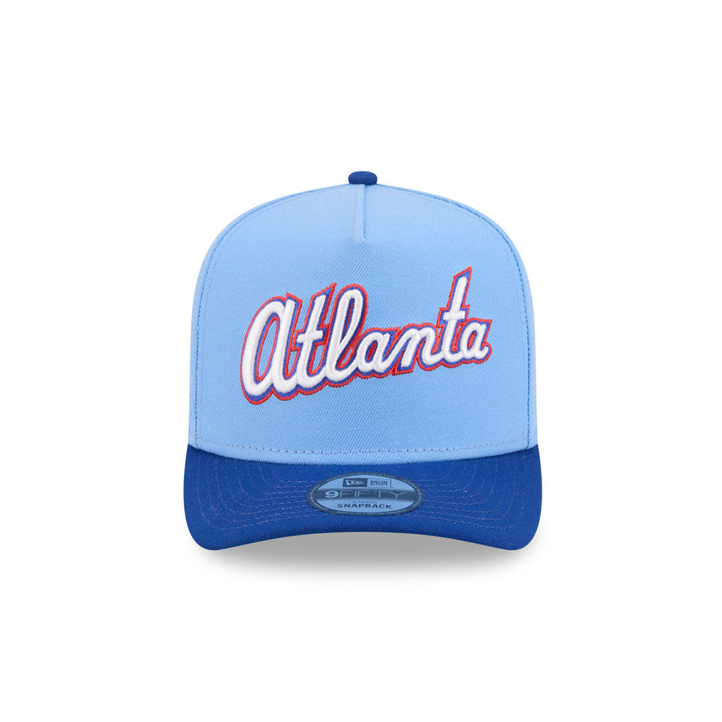 MLB Atlanta Braves New Era 2026 Fan-Pack City Connect 9FIFTY A-Frame Snapback Hat - Blue