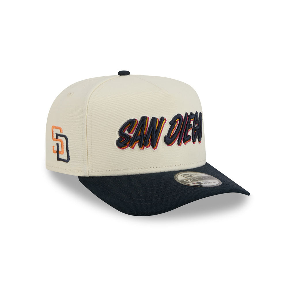 MLB San Diego Padres New Era 2026 Fan-Pack City Connect 9FIFTY A-Frame Snapback Hat - Cream