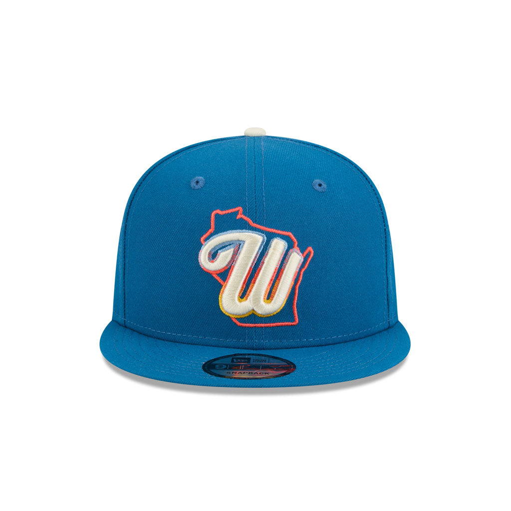 MLB Milwaukee Brewers New Era 2026 City Connect 9FIFTY Snapback Hat - Blue