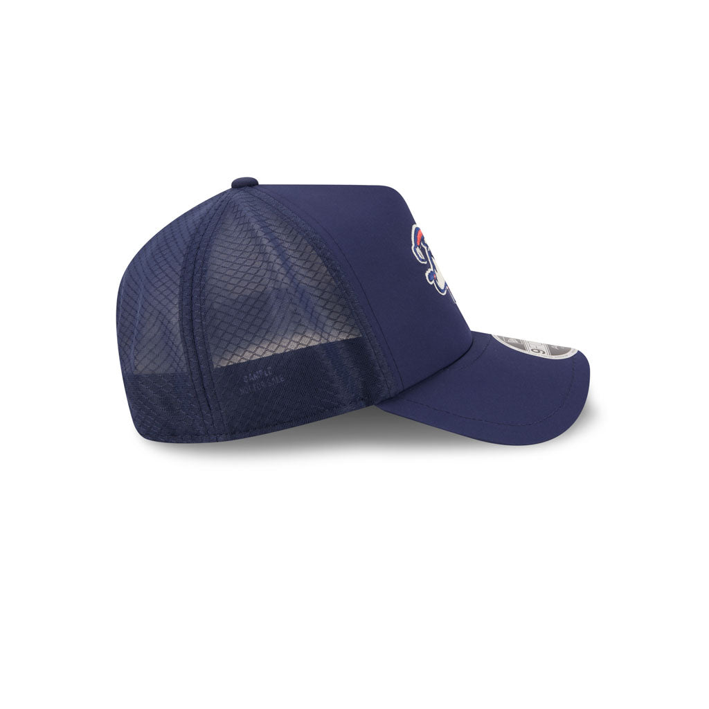 MLB Milwaukee Brewers New Era 2026 Batting Practice City Connect Apex 9FORTY Snapback Hat - Navy