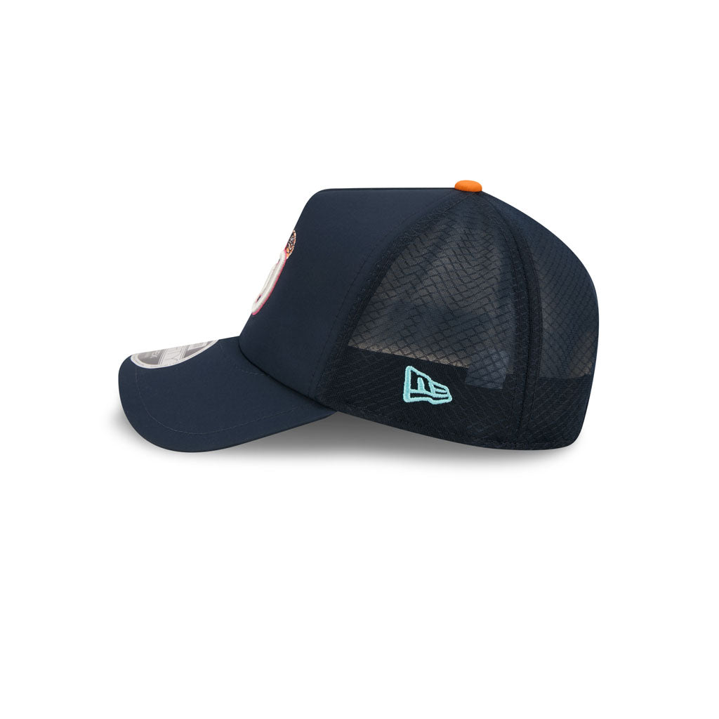 MLB San Diego Padres New Era 2026 City Connect Batting Practice Apex 9FORTY Snapback Hat - Brown
