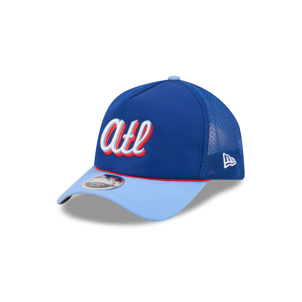 MLB Atlanta Braves New Era 2026 City Connect Apex 9FORTY Snapback Hat - Navy