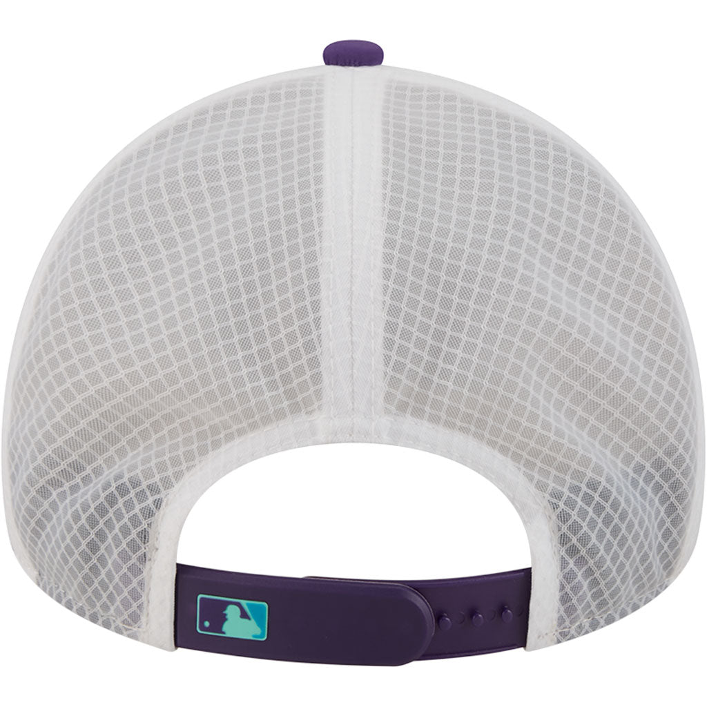 MLB Arizona Diamondbacks New Era City Connect Two-Tone Batting Practice Apex 9FORTY Snapback Hat - White