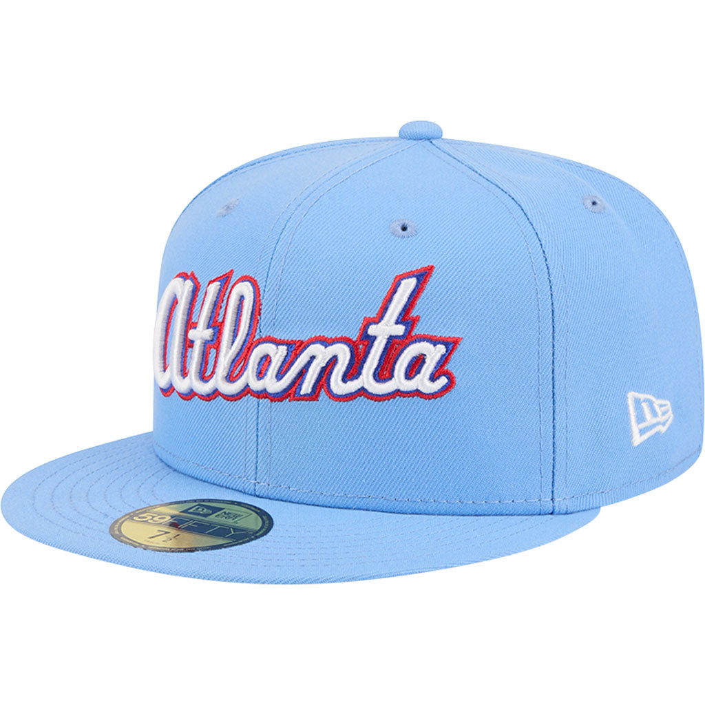 MLB Atlanta Braves New Era 2026 Fan-Pack City Connect 59FIFTY Fitted Hat - Light Blue