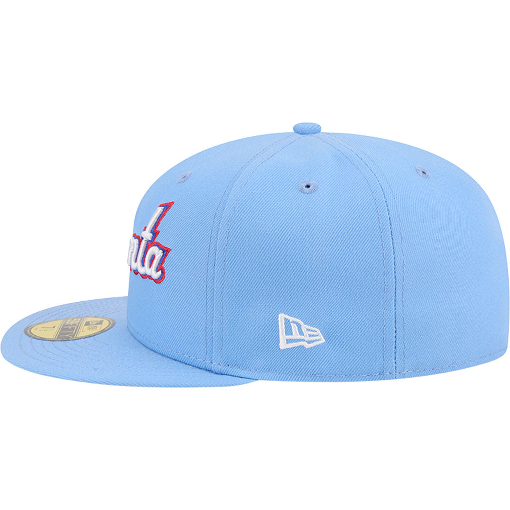 MLB Atlanta Braves New Era 2026 Fan-Pack City Connect 59FIFTY Fitted Hat - Light Blue