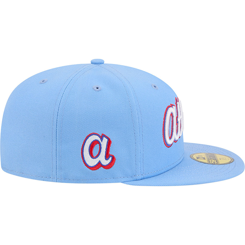 MLB Atlanta Braves New Era 2026 Fan-Pack City Connect 59FIFTY Fitted Hat - Light Blue
