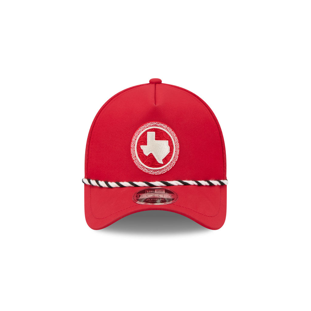 MLB Texas Rangers New Era 2026 Batting Practice City Connect Apex 9FORTY Snapback Hat - Blue