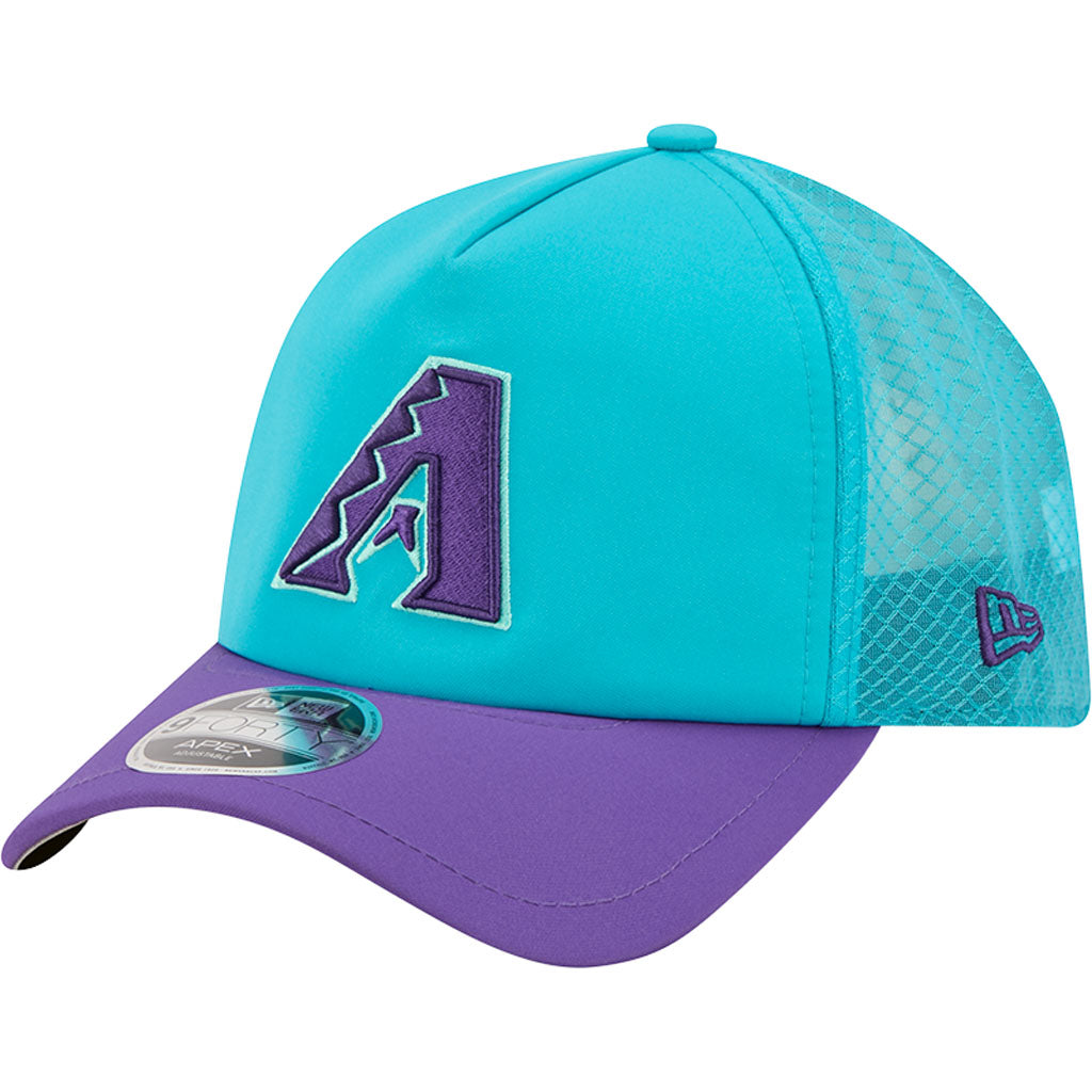 MLB Arizona Diamondbacks New Era City Connect Two-Tone Batting Practice Apex 9FORTY Snapback Hat - Teal