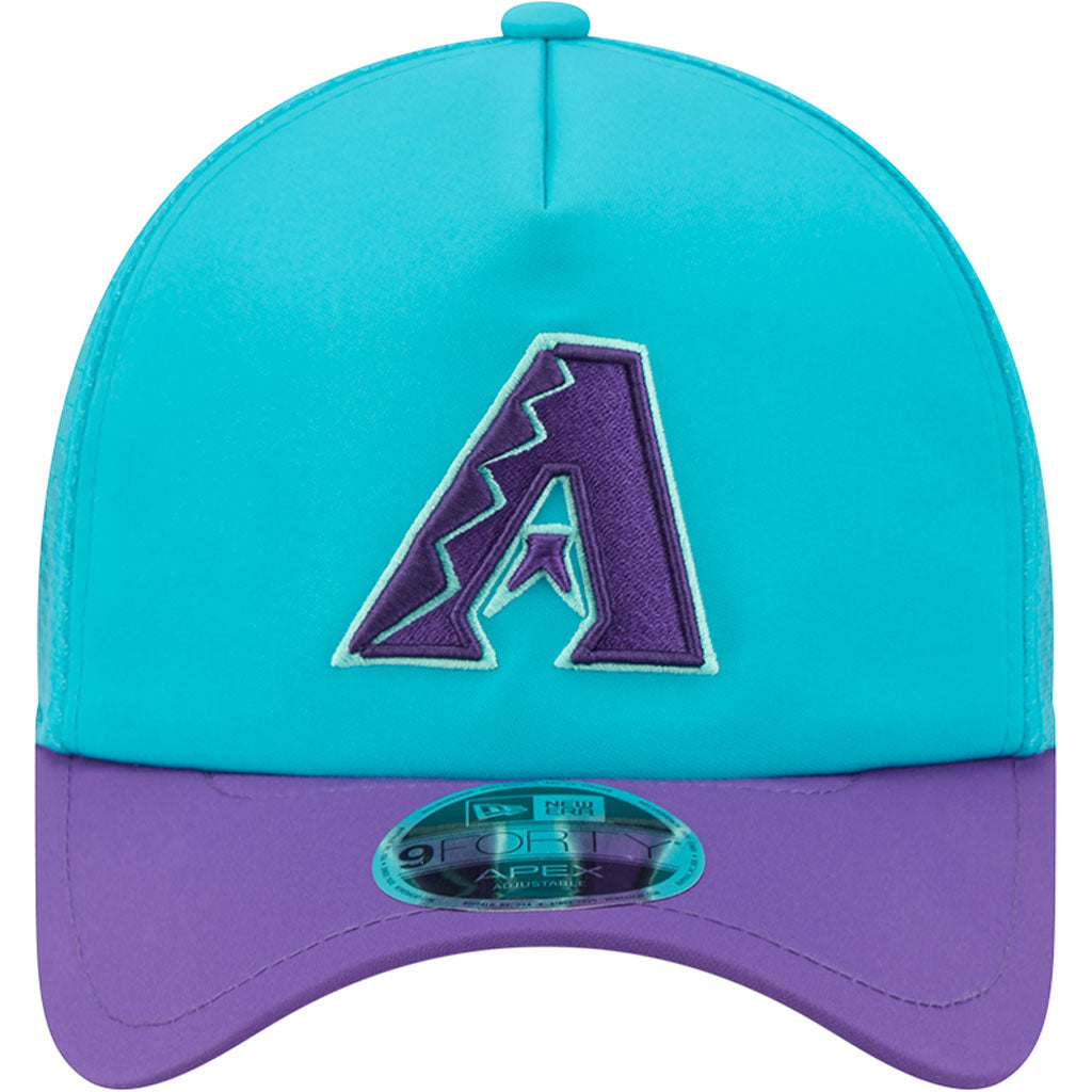 MLB Arizona Diamondbacks New Era City Connect Two-Tone Batting Practice Apex 9FORTY Snapback Hat - Teal