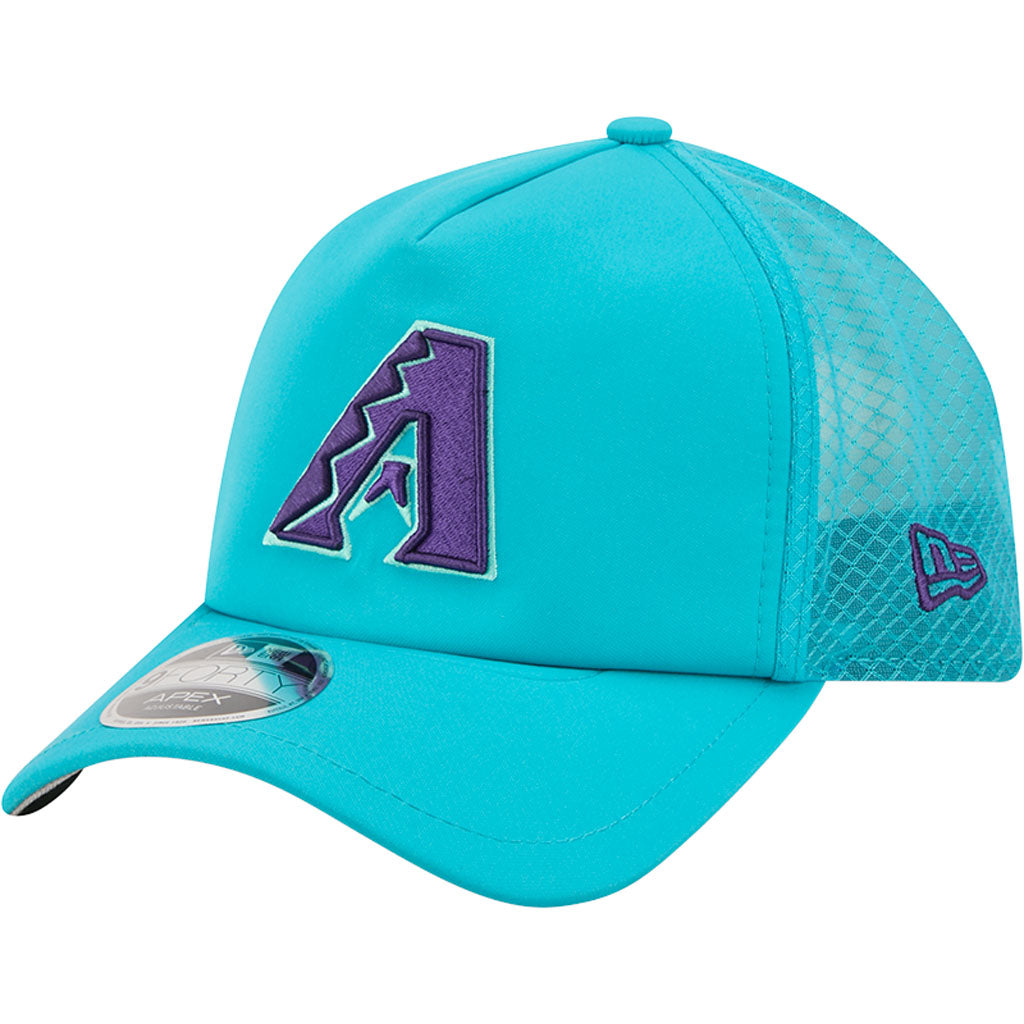 MLB Arizona Diamondbacks New Era 2025 City Connect Batting Practice Apex 9FORTY Snapback Hat - Teal