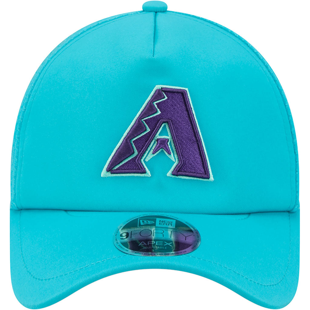 MLB Arizona Diamondbacks New Era 2025 City Connect Batting Practice Apex 9FORTY Snapback Hat - Teal