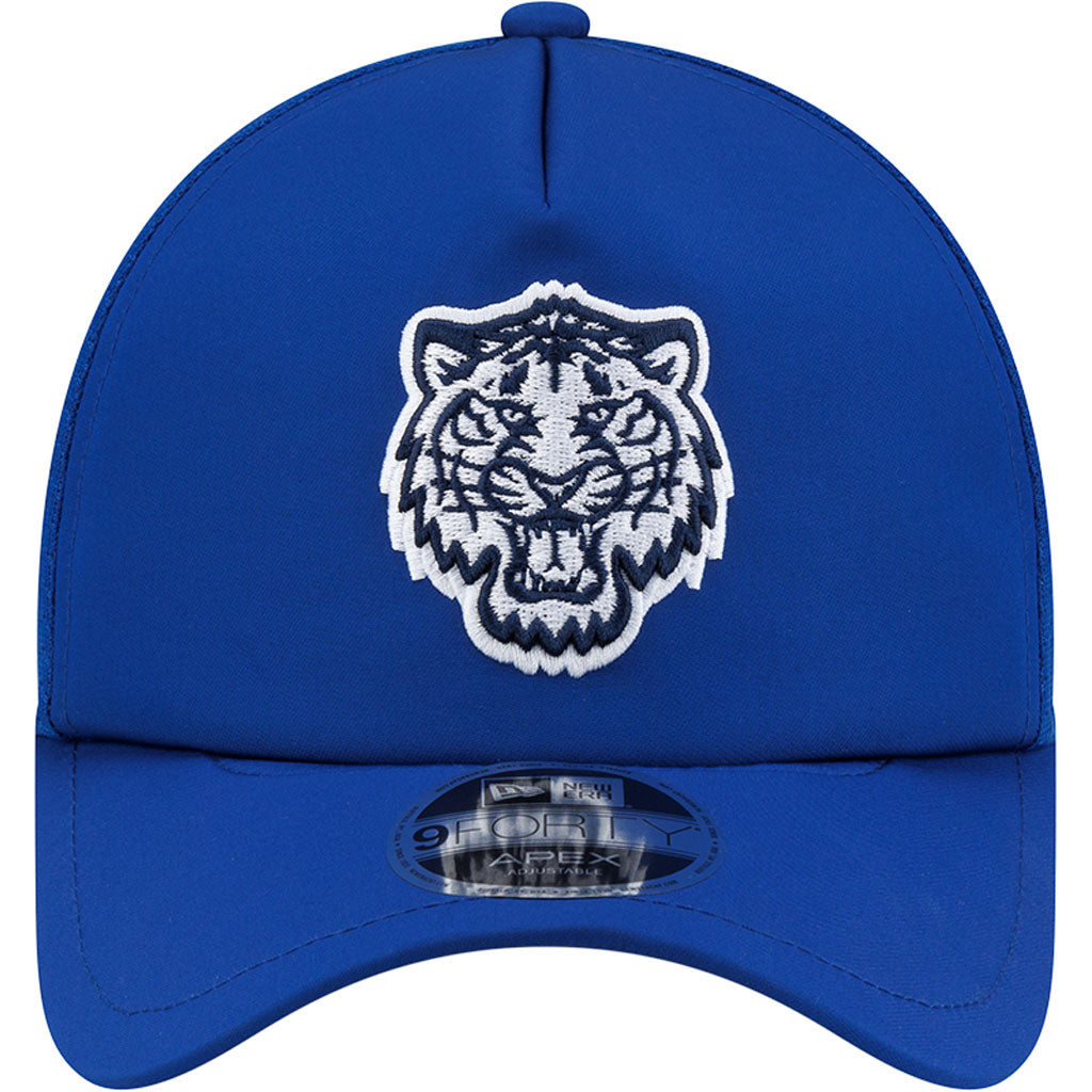 MLB Detroit Tigers New Era 2026 Batting Practice City Connect Apex 9FORTY Snapback Hat - Blue