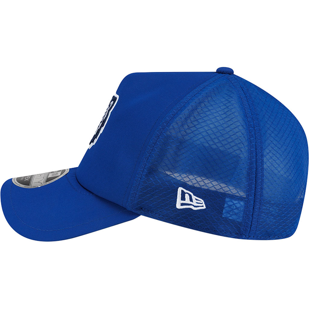 MLB Detroit Tigers New Era 2026 Batting Practice City Connect Apex 9FORTY Snapback Hat - Blue