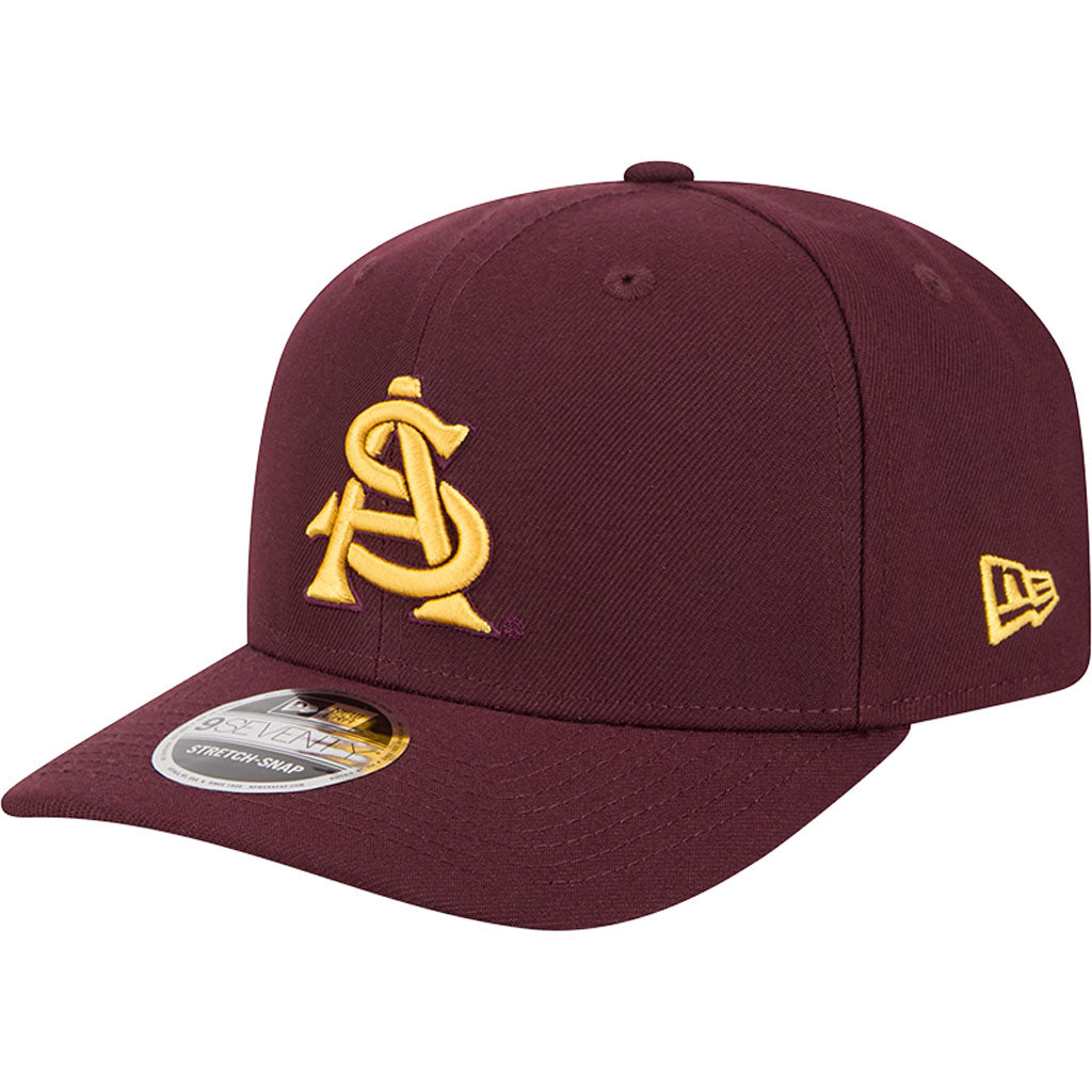 NCAA Arizona State Sun Devils New Era 2026 Onfield Baseball 9SEVENTY Snapback Hat - Maroon