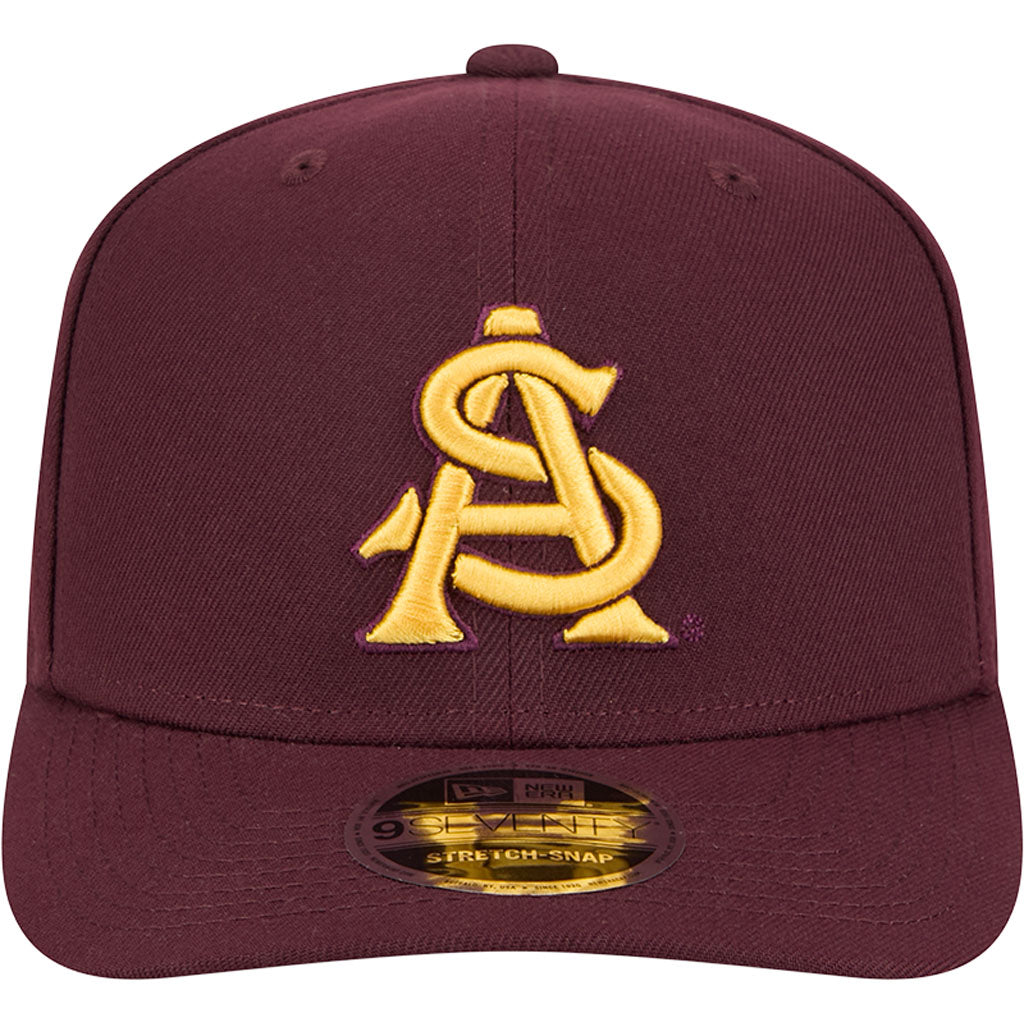 NCAA Arizona State Sun Devils New Era 2026 Onfield Baseball 9SEVENTY Snapback Hat - Maroon