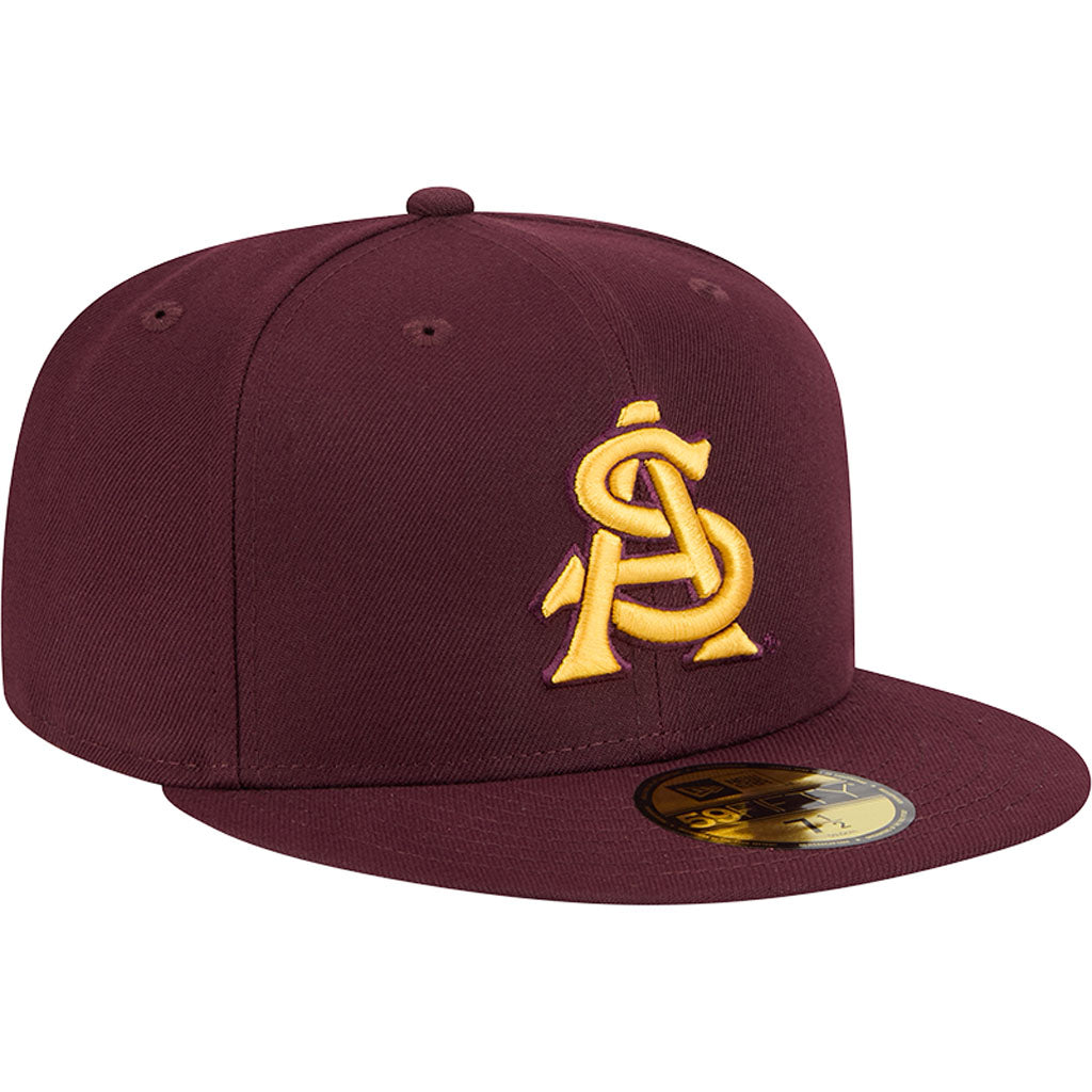 NCAA Arizona State Sun Devils New Era 2026 Onfield Baseball 59FIFTY Fitted Hat - Maroon
