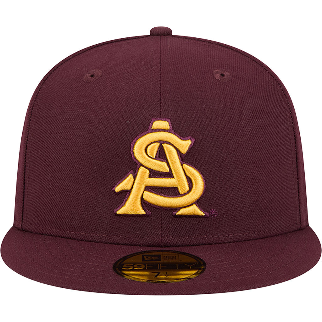 NCAA Arizona State Sun Devils New Era 2026 Onfield Baseball 59FIFTY Fitted Hat - Maroon
