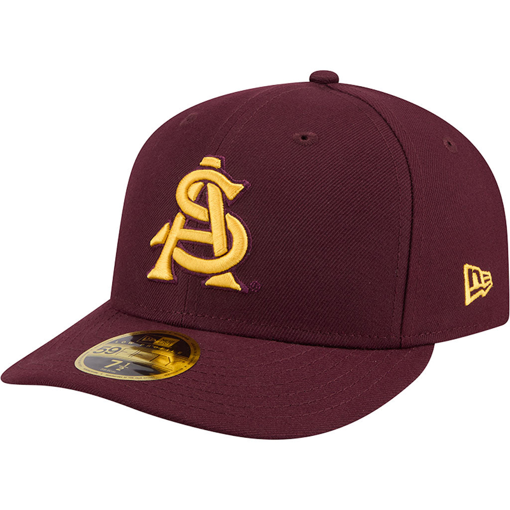 NCAA Arizona State Sun Devils New Era 2026 Onfield Baseball Low Profile 59FIFTY Fitted Hat - Maroon