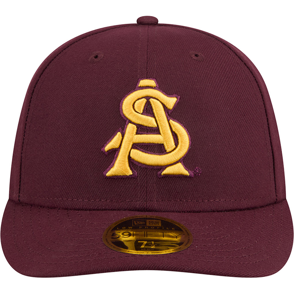 NCAA Arizona State Sun Devils New Era 2026 Onfield Baseball Low Profile 59FIFTY Fitted Hat - Maroon