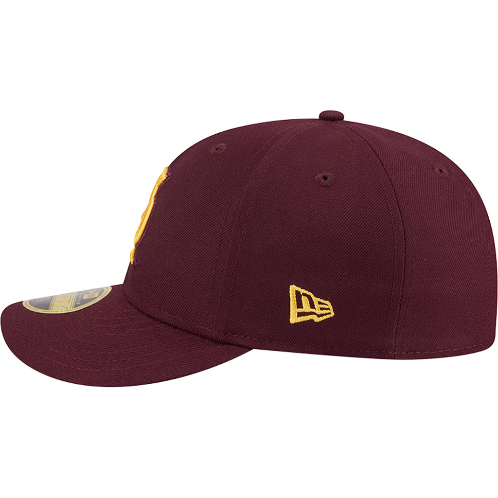 NCAA Arizona State Sun Devils New Era 2026 Onfield Baseball Low Profile 59FIFTY Fitted Hat - Maroon