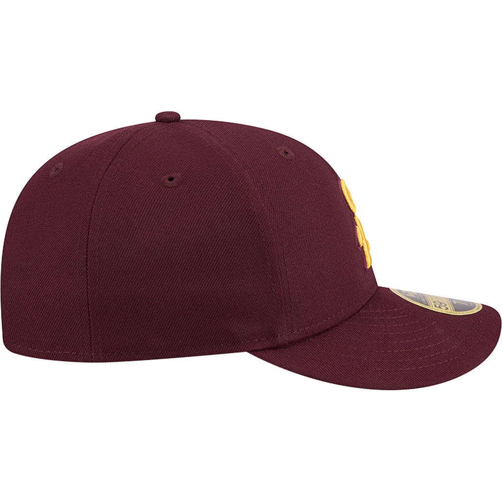 NCAA Arizona State Sun Devils New Era 2026 Onfield Baseball Low Profile 59FIFTY Fitted Hat - Maroon