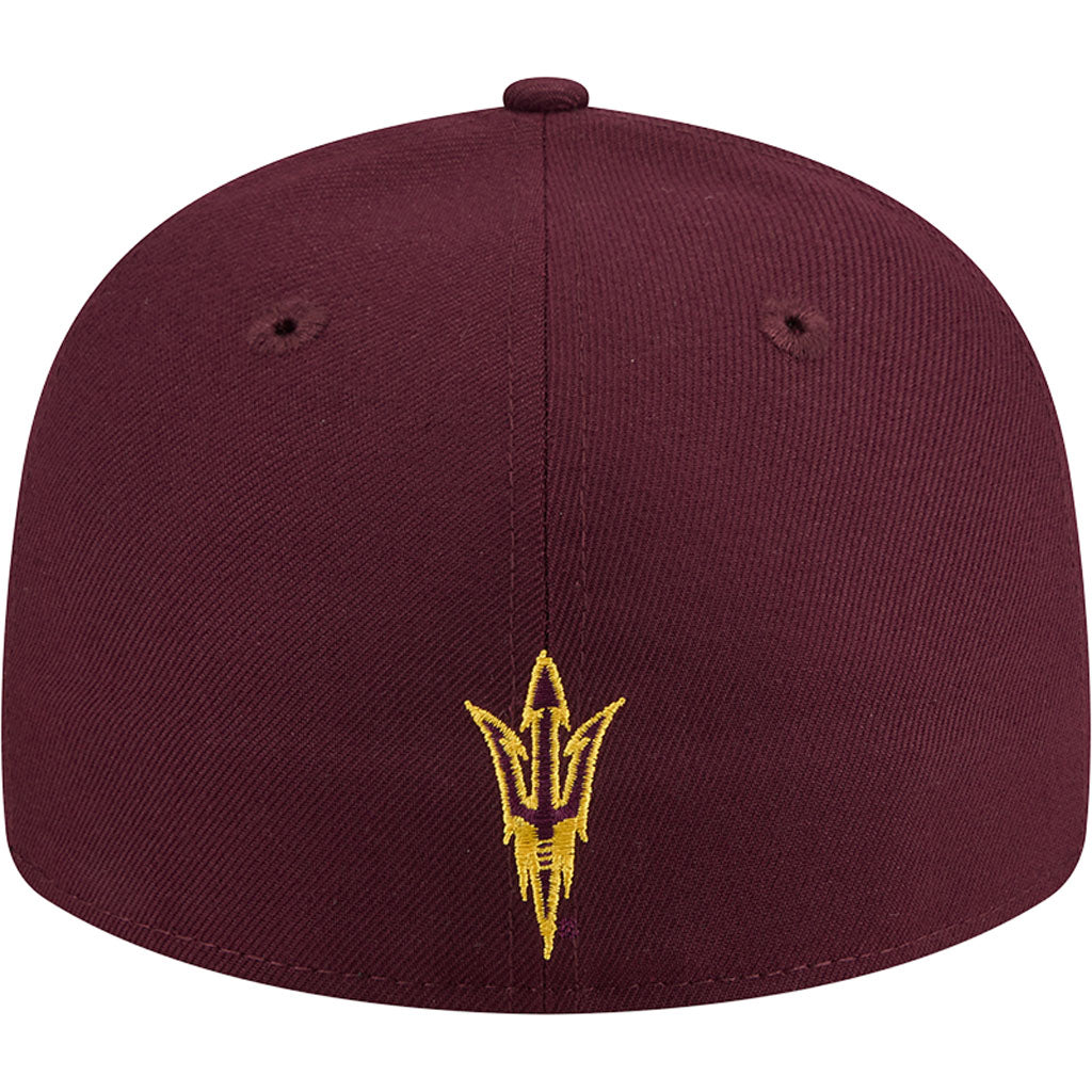 NCAA Arizona State Sun Devils New Era 2026 Onfield Baseball Low Profile 59FIFTY Fitted Hat - Maroon